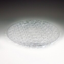 1300 13″ Crystal Cut Round Tray